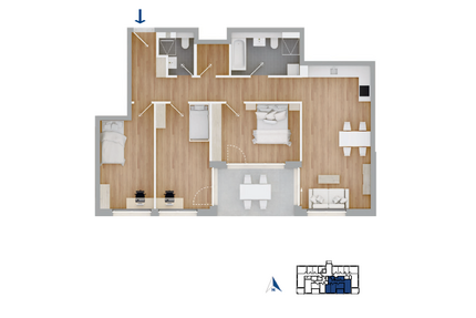 Wohnung zum Mieten in Endingen 1.600,00 € 100.72 m²