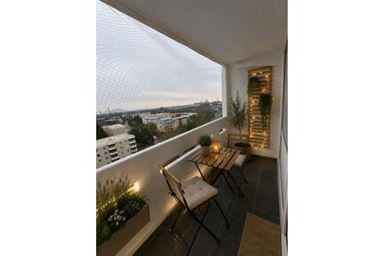 Elegantes 1-Zimmer-Apartment mit Skyline-Blick in Frankfurt - Frankfurt am Main Nied
