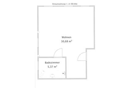 Helle 1-RW in der Innenstadt in Sonneberg ab 01.08.2026 frei