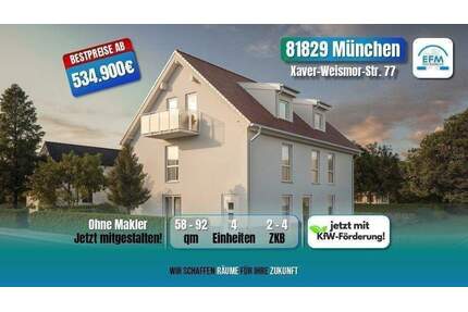 ++RESERVIERT MIT KFW 150.000€-Darlehen++ 2 ZKB MIET-ENERGIESPAREND - München Trudering-Riem