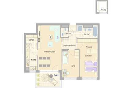 Wohnung zum Mieten in Hemmingen 1.099,00 € 83.18 m²