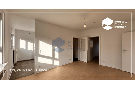 Frisch sanierte helle 3-Zimmer-Balkon-Wohnung - Wolfsburg Hohenstein