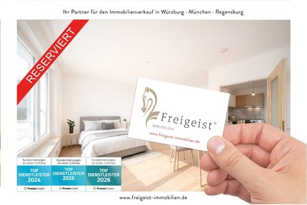 *reserviert* 5 Minuten zur Hubland Uni- Studenten- Apartment mit Weitblick und Aufzug - Gerbrunn