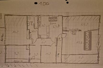 Obergeschoss Wohnung - 700,00&nbsp;EUR Kaltmiete, ca.&nbsp; 88,00&nbsp;m&sup2; in Varel (PLZ: 26316)