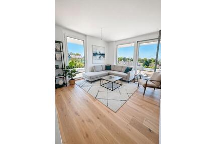 Penthouse 3 Zi Neubauwohnung mit großer Terrasse in traumhafter Feldrandlage - Marbach am Neckar