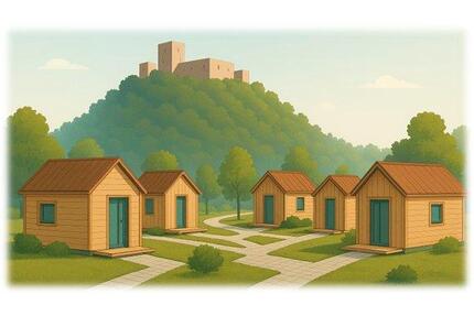 Modernes Tiny House zur Miete – nachhaltig wohnen in Gössenheim