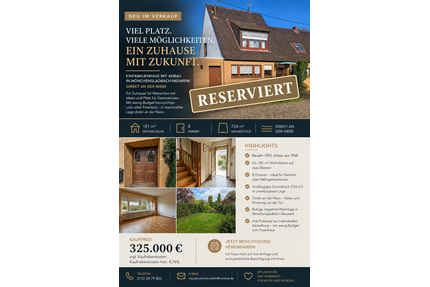 Haus zum Kaufen in Mönchengladbach 320.000,00 € 181 m²