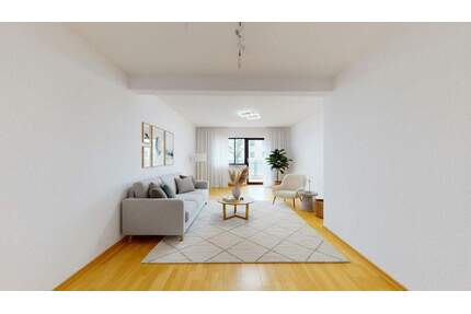 Hochparterre-Wohnung mit Loggia und Tiefgaragenplatz - Frankfurt am Main Dornbusch