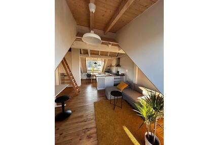 saniertemöblierte 2 Zi. DG-Whg. im Berggebiet Blick über Bamberg