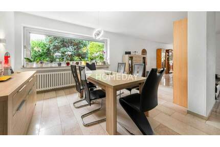 Modernisierte Erdgeschosswohnung mit Kamin, Massagedusche & privatem Garten - Wohnen mit Stil - Ratingen Ost