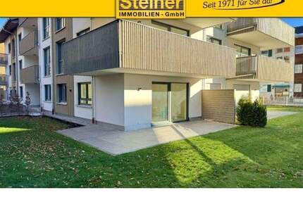 3-Zimmer-Terrassen-Wohnung ca. 73,2 m², Garten ca. 158 m², LIFT, EBK, West-Lage, Keller, TG a. W. - Garmisch-Partenkirchen
