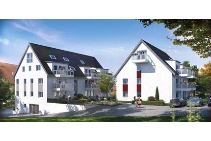 Neubauprojekt in Hochdorf, 3- Zi.-Whg., OG, Balkon, KfW55, Aufzug, Tiefgarage!