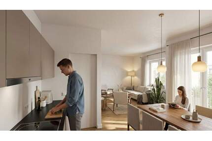 Ankommen & wohlfühlen: 2-Zimmer-Neubauwohnung im Erstbezug mit Balkon & Stellplatz - Bernau bei Berlin