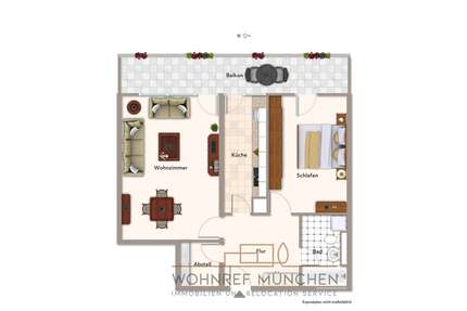 Wohnung zum Kaufen in München Solln 454.000,00 € 73 m² - München / Solln