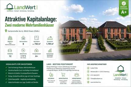 Grundstück zu verkaufen in Essen (Oldenburg) 500.000,00 € 2103 m²