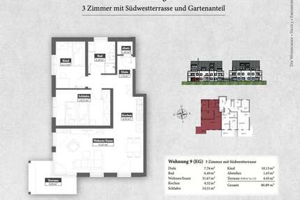 Wohnung zum Kaufen in Mering 580.000,00 € 80.89 m²