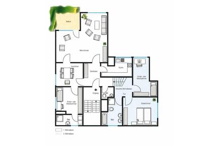 Großzügige 5,5-Zimmer-Wohnung - 2.170,00&nbsp;EUR Kaltmiete, ca.&nbsp; 124,00&nbsp;m&sup2; in Esslingen am Neckar (PLZ: 73732) Hegensberg