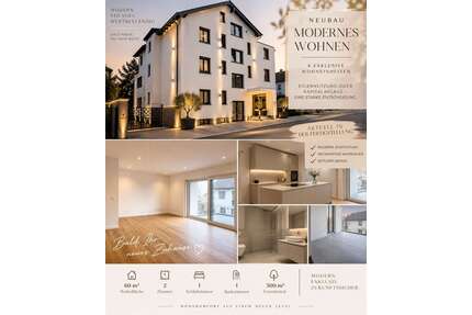 Wohnung zum Kaufen in Offenbach am Main Bieber 282.047,00 € 60.22 m² - Offenbach am Main / Bieber