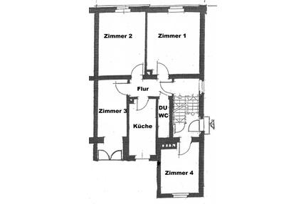 Vermietete 4 Zimmer Altbauwohnung im Hochparterre (71,5 m²) - Darmstadt Darmstadt-Nord