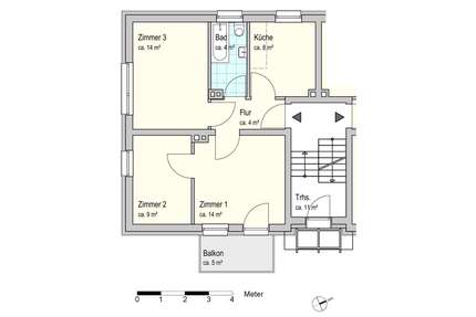 Wohnung zum Mieten in Oldenburg 452,00 € 54.73 m²