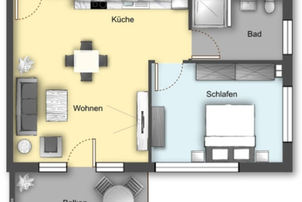 2 Zimmer Wohnung in moderner Wohnanlage in Minseln-Rheinfelden - Rheinfelden (Baden)