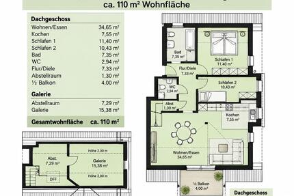 4,5-Zimmer-Galeriewohnung in Gurtweil - Waldshut-Tiengen