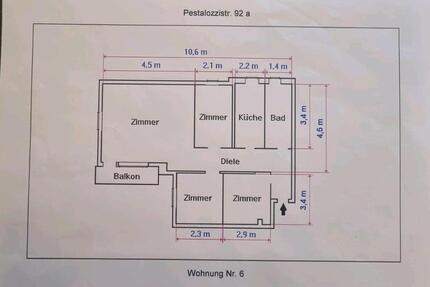 3 Zimmer Wohnung in Berlin Charlottenburg - Bremen Häfen