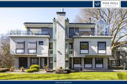 Ihr Rückzugsort im Grünen: Stilvolle Gartenwohnung mit Terasse und Schwimmbad - Düsseldorf Hubbelrath