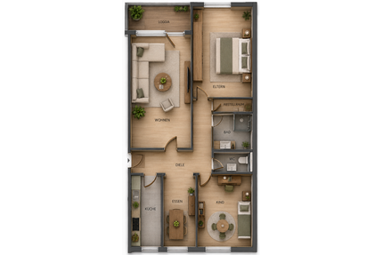 Wohnung zum Mieten in Rodgau 1.100,00 € 99 m²