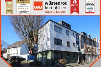 Mit 3D: Mehrfamilienhaus 4 Einheiten (2 Wg. frei) + 4 Garagen – Potenzial bis ca. 40.000 EUR p.a. - Brühl