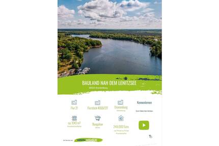 0 % Provision + Bauland in Oranienburg + Top Lage