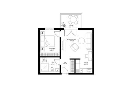 Wohnung zum Mieten in Woltersdorf 755,00 € 45.74 m²