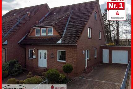 Großzügiges Doppelhaus mit Garage auf einem Eigentumsgrundstück - Emden Früchteburg