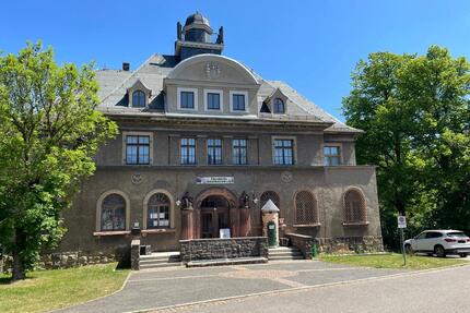 Stilvolles helles Gewerbe mit Gewölbedecken (109 m²) im Erdgeschoss des ehemaligen Rathauses Ebersdorf + KellerToilettenGarten - Chemnitz