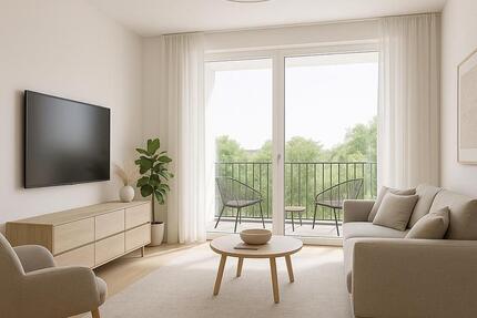 Hochwertiges Wohnen in bester Lage von Sankt Ingbert 3 Zimmerwohnung mit offenem Wohnbereich und Loggia