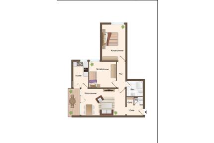 Wohnung zu verkaufen - 189.000,00&nbsp;EUR Kaufpreis, ca.&nbsp; 79,00&nbsp;m&sup2; in Wehr (PLZ: 79664)