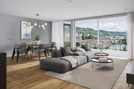 EXTRAVAGANT ! ° W13 ° 4.5-ZWG ° 2.OG ° Süd-West SONVIDA - Dreispitz Laufenburg - Laufenburg (Baden)