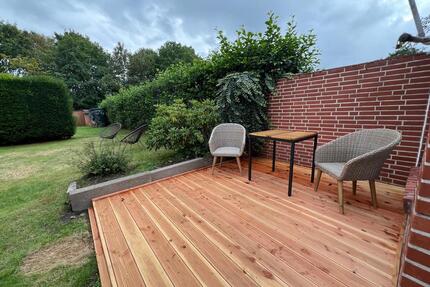 Möblierte 1-Zimmer-Wohnung mit Terrasse und Gartenanteil in SPO - Sankt Peter-Ording