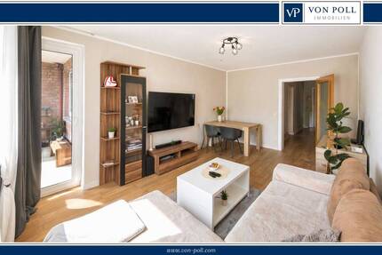 Barrierearme, modernisierte 2-Zi-Whg mit Aufzug, Loggia und Einbauküche im Duisburger Süden - Duisburg / Wanheim-Angerhausen