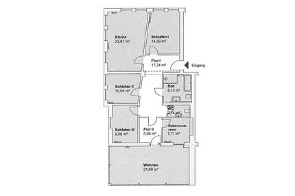 Wohnung zum Mieten in Münster 1.850,00 € 123.85 m²