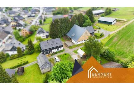 Leben, wo andere Urlaub machen - Hofanwesen mit Reithalle, Scheune und 45.000 m² Grundstück - Reichenbach