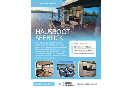 Exkl. Hausboot mit Top Ausstattung in WeyheBremen zu mieten