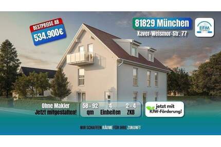 ++BESTPREIS++ MIT KFW 150.000€-Darlehen 4 ZKB MIET-ENERGIESPAREND - München Trudering-Riem