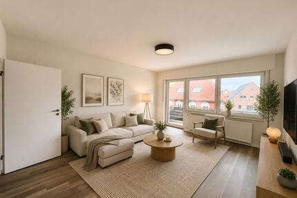 Mitten im Zentrum! Sanierte Obergeschosswohnung mit 2 Balkonen in einem Wohn-und Geschäftshaus - Dinklage