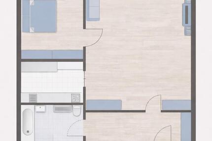 2-Zimmer Wohnung in Mainz - 810,00&nbsp;EUR Kaltmiete, ca.&nbsp; 48,00&nbsp;m&sup2; in Mainz (PLZ: 55122) Gonsenheim