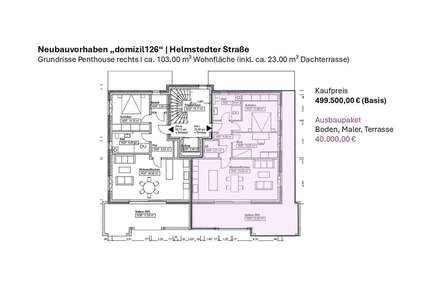 Wohnung zum Kaufen in Niedersachsen - Braunschweig 499.500,00 € 103 m²