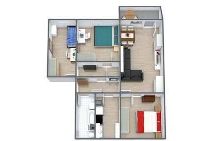 Wohnung zum Mieten in Wernigerode 579,38 € 77.25 m²