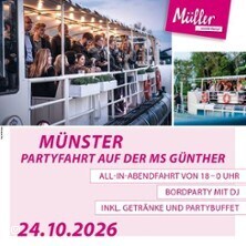 Partyfahrt mit der MS Günther - mit All inclusive