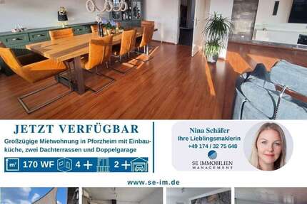 Wohnung zum Mieten in Pforzheim 800,00 € 170 m²