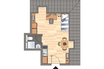 Wohnung zum Mieten in Landau in der Pfalz 285,00 € 21.34 m²